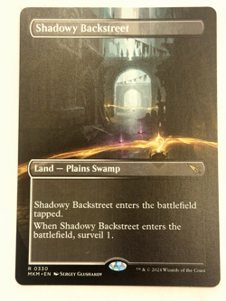 Shadowy Backstreet Borderless - Murders at Karlov Manor (MKM) - Image 1