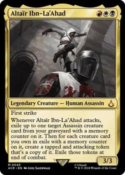 MTG - Altair Ibn-La'Ahad - - Light Play - Foil - Image 1