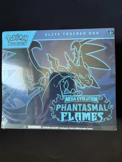 POKEMON TCG PHANTASMAL FLAMES ELITE TRAINER BOX ETB Factory Sealed - Image 1