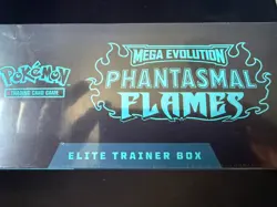 POKEMON TCG PHANTASMAL FLAMES ELITE TRAINER BOX ETB Factory Sealed - Image 2