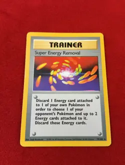1999 Pokemon Trainer Super Energy Removal 79/102 Base Set LP - Image 1