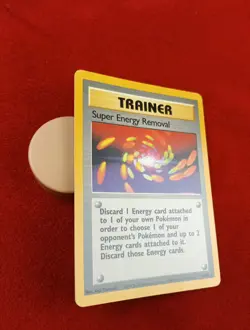 1999 Pokemon Trainer Super Energy Removal 79/102 Base Set LP - Image 4