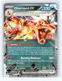 Pokemon TCG - Charizard ex - - SV03: Obsidian Flames 125/197 Holo - Image 1