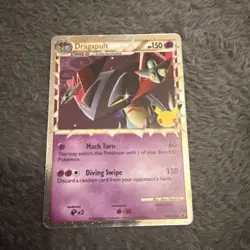 Dragapult SWSH132 Celebrations 25th Anniversary BlackStarPromo Pokemon Card holo - Image 1