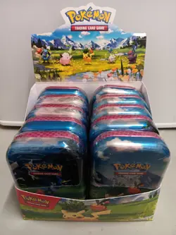 Pokemon Ascended Heroes Mini Tins (10) Display; Sealed Tins - Image 1
