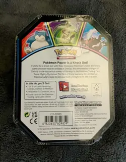 Pokemon Mighty Mysterious Tin Set of 3 Sealed TCG Tin Lot Factory Sealed Bundle - Image 4