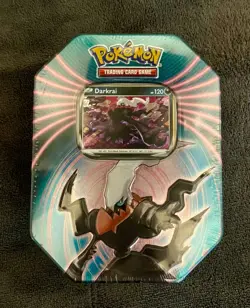 Pokemon Mighty Mysterious Tin Set of 3 Sealed TCG Tin Lot Factory Sealed Bundle - Image 5