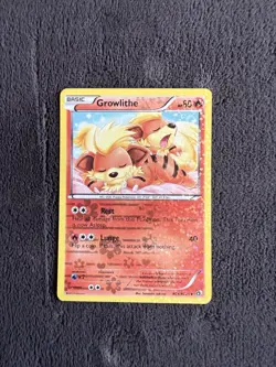 Pokemon Growlithe RC4/RC25 Legendary Treasures Reverse Holo Basic 80 HP Card 20… - Image 1
