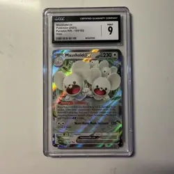 Two CGC Graded 9 Holo Pokemon slabs; Maushold Ex 155/182 & Darkrai VSTAR 099/189 - Image 3