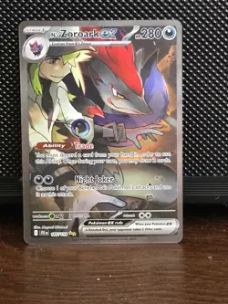POKEMON - JOURNEY TOGETHER | N’s Zoroark Ex SIR (185/159) ***FREE SHIPPING*** - Image 2