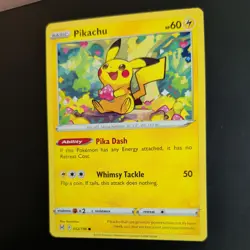 PIKACHU 052/196 POKEMON CARD (LOST ORIGIN SET) - Image 4