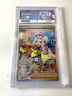 ACE 10 Iono 269/193 Paldea Evolved Special Illustration Rare Pokemon Full Art - Image 1