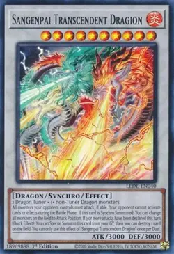 Sangenpai Transcendent Dragion - 1st Edition LEDE MP YuGiOh - Image 1