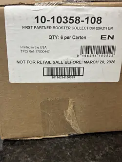 Pokemon TCG First Partner Illustration Series 1 - 6 Box Case Factory Sealed - Image 1