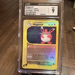 Pokemon TCG English Card e-Series Skyridge Wigglytuff Reverse Holo 34/144 CGC 9 - Image 1