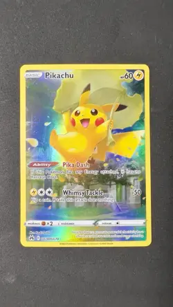 Pokemon Pikachu GG30/70 Crown Zenith Galarian Gallery Ultra Rare Holo English - Image 1