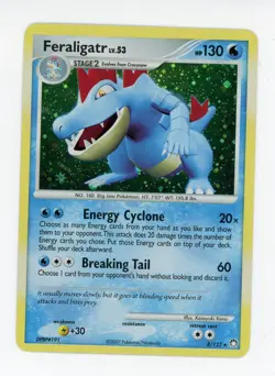 2007 Pokemon Feraligatr 8/123 Holofoil Mysterious Treasures Lightly Played - Image 1