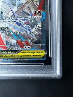 PSA 10 Mega Lucario ex 179/132 Pokemon Mega Evolutions Graded Card - Image 4