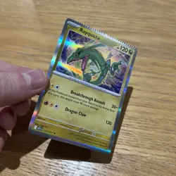 CRIMP / CRIMPING ERROR Rayquaza 153/217 Holo Rare Pokemon Card Ascended Heroes - Image 3