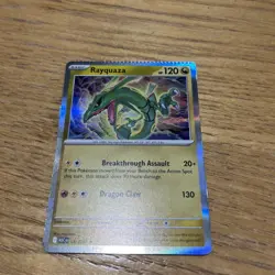 CRIMP / CRIMPING ERROR Rayquaza 153/217 Holo Rare Pokemon Card Ascended Heroes - Image 4