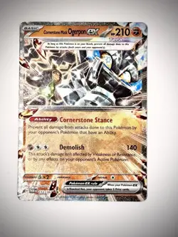 Cornerstone Mask Ogerpon ex 112/167 Sv06: Twilight Masquerade POKEMON NEAR MINT - Image 1