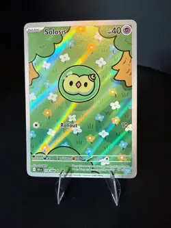 Pokemon Solosis 118/086 Sv: Black Bolt Illustration Rare Holo 40 HP English - Image 1