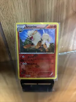 Pokemon TCG Arcanine Next Destinities 13/99 Reverse Holofoil Card NM Condition - Image 1