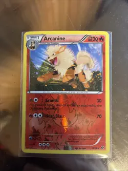Pokemon TCG Arcanine Next Destinities 13/99 Reverse Holofoil Card NM Condition - Image 3