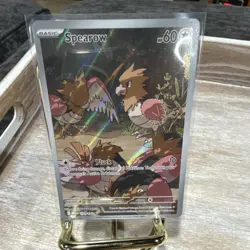 Pokemon Spearow Me01: Mega Evolution Illustration Rare Holo 151/132 HP 60 - Image 1