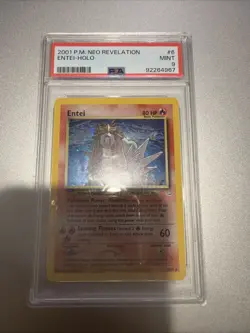 Pokemon Entei 6/64 Neo Revelation Holo PSA 9 - Image 1