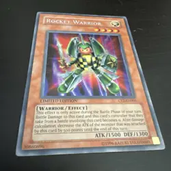 Yugioh - Rocket Warrior CT2-EN005 Secret Rare LIMITED EDITION HOLO - Image 1