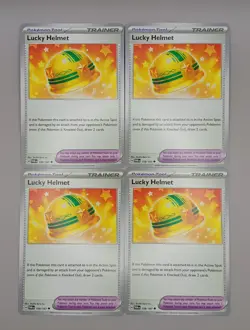 x4 Lucky Helmet - 158/167 - Uncommon Pokemon SV06 Twilight Masquerade M/NM - Image 1