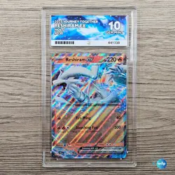 Reshiram ex 030/159 SR Journey Together ACE Graded 10 Pokemon Trading Card - Image 1