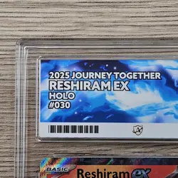 Reshiram ex 030/159 SR Journey Together ACE Graded 10 Pokemon Trading Card - Image 4