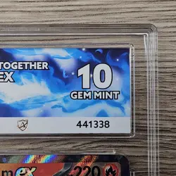 Reshiram ex 030/159 SR Journey Together ACE Graded 10 Pokemon Trading Card - Image 5
