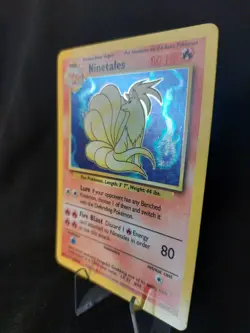 Ninetales 12/102 - Base Set Holo Rare Vintage WoTC 1999 Pokemon TCG - MP - Image 5