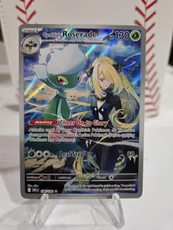 Cynthia's Roserade 184/182 Pokemon Card - Image 1