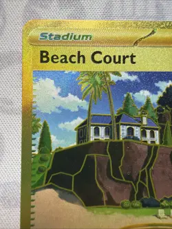 Beach Court 263/182 Hyper Rare Pokemon TCG SV04: Paradox Rift NM - Image 2