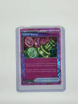 Unfair Stamp 165/167 NM/M Twilight Masquerade Pokemon Card - Image 1