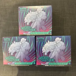 Pokemon Journey Together Elite Trainer Box ETB x3 - Brand New / Factory Sealed! - Image 1