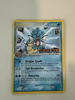Pokemon Gyarados Card Deoxys 8/107 Reverse Holo Stamped - Image 3