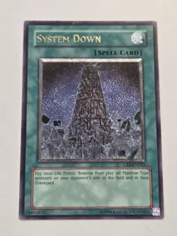 System Down (UTR) CRV-EN041 Enhanced Ultimate Rare Yugioh Cybernetic Revolution - Image 1