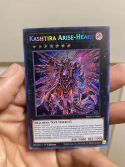 Yugioh Kashtira Arise-Heart PHHY-EN046 Secret Rare 1st Edition Near Mint - Image 1