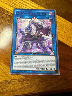 Folgo, Justice Fur Hire MP19-EN190 1st Edition Rare LP + BONUS - Image 1