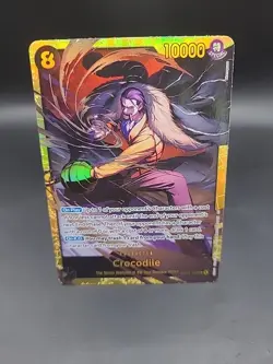 Crocodile OP14-120 SEC Secret Rare The Azure Sea's Seven One Piece TCG English - Image 1