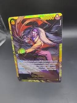 Crocodile OP14-120 SEC Secret Rare The Azure Sea's Seven One Piece TCG English - Image 3