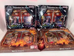 One Piece Card Game Illustration Box Vol.5 & Vol.6 (2 Each) Lot of 4 Sealed EN - Image 1