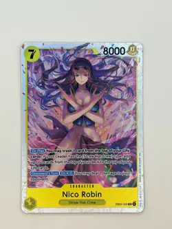 Nico Robin EB03-055 SR Super Rare Extra Booster Heroines Edition One Piece Card - Image 1