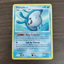 Mantyke 55/130 - LP Diamond & Pearl - 2007 Uncommon Pokemon TCG Card - Image 1