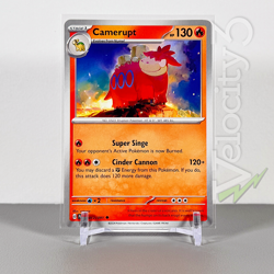 Pokemon TCG Card - Camerupt 12/91 Uncommon | 2024 Paldean Fates | NM/Mint - Image 1